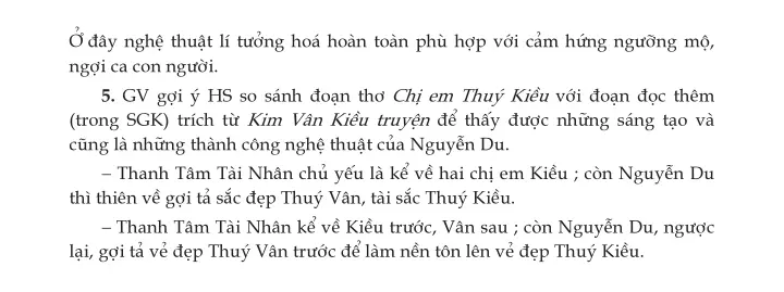 Chị em Thuý Kiều (trích Truyện Kiều)